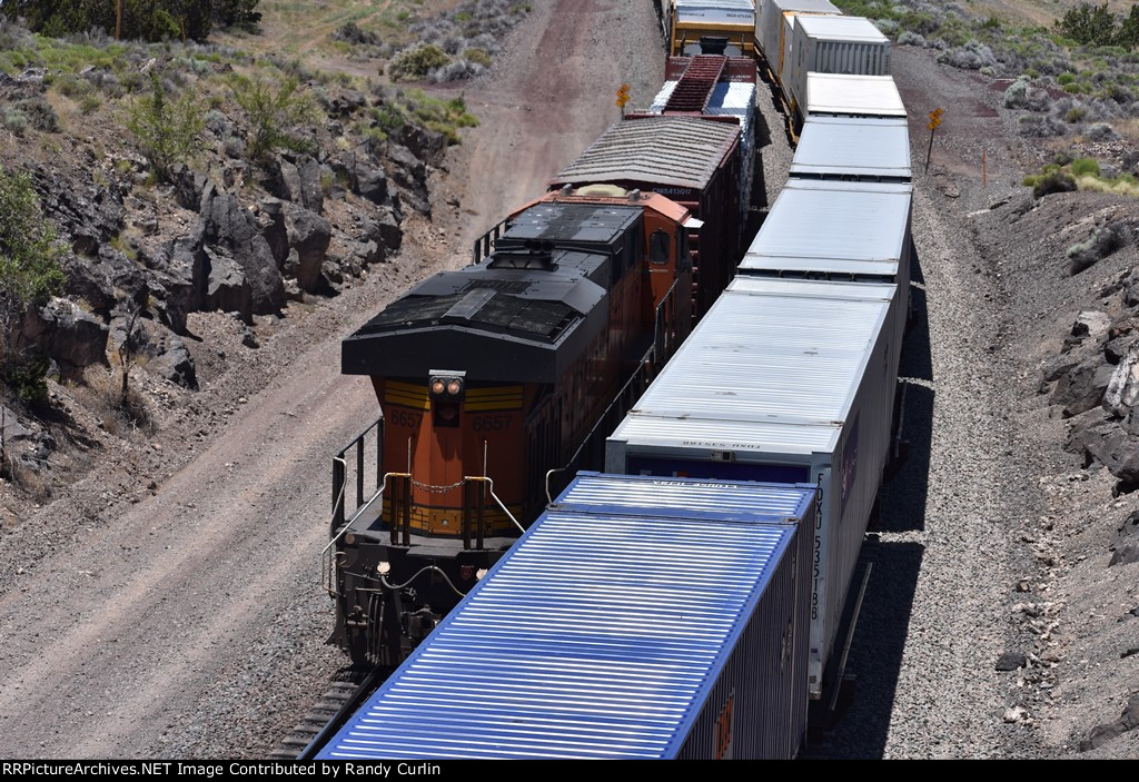 BNSF 6651 Rear DPU